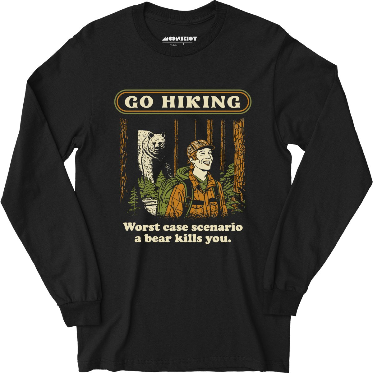 Go Hiking - Long Sleeve T-Shirt – m00nshot