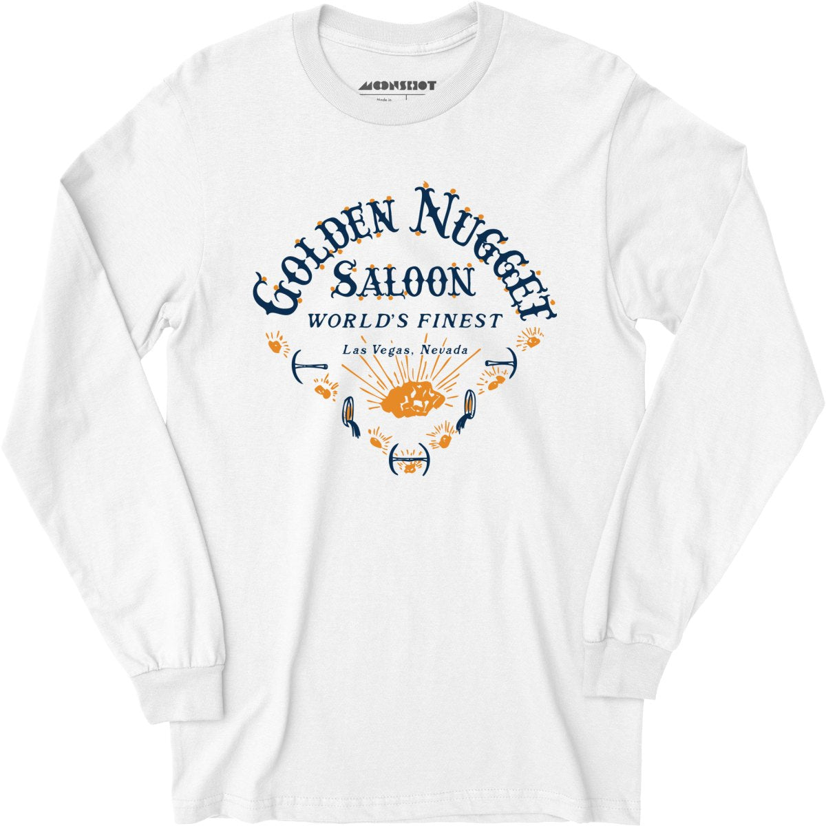 Golden Nugget Saloon - Vintage Las Vegas - Long Sleeve T-Shirt