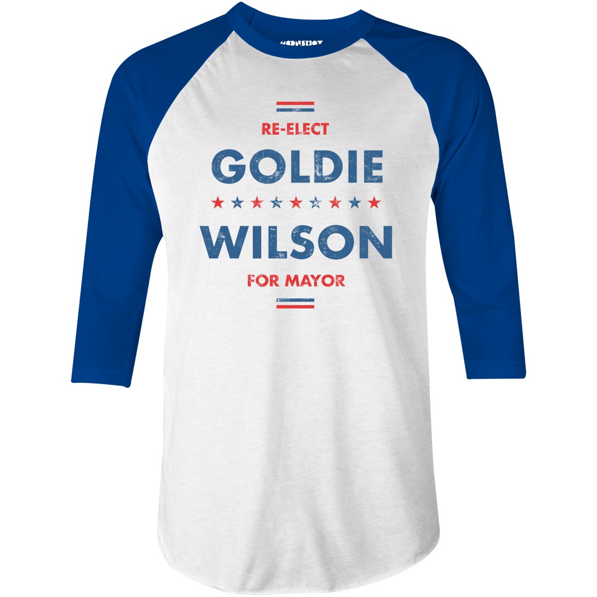 Goldie Wilson - 3/4 Sleeve Raglan T-Shirt