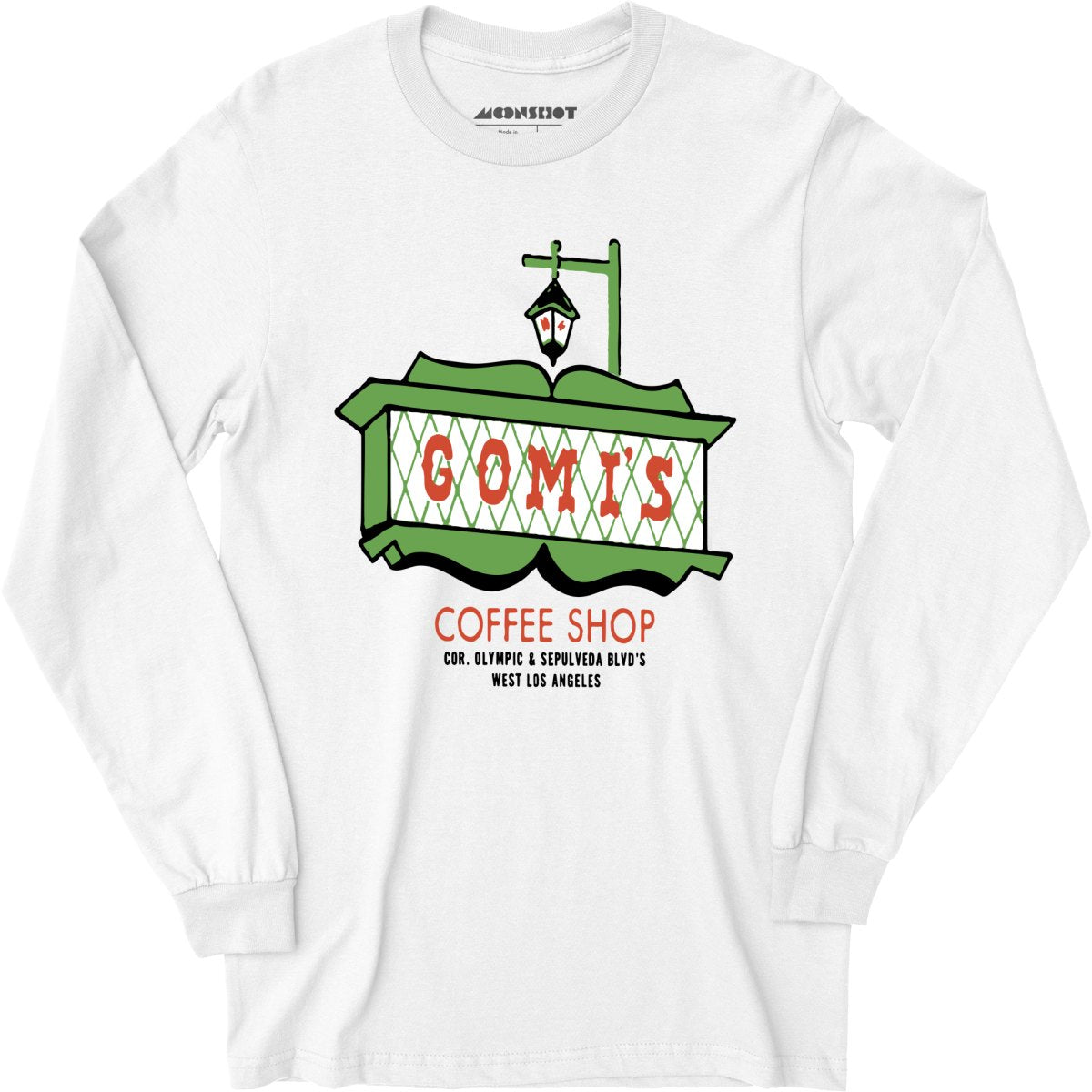Gomi's Coffee Shop - Los Angeles, CA - Vintage Restaurant - Long Sleeve T-Shirt