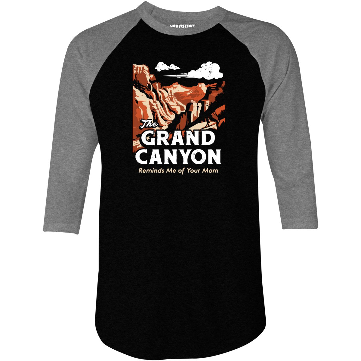 Grand Canyon - 3/4 Sleeve Raglan T-Shirt