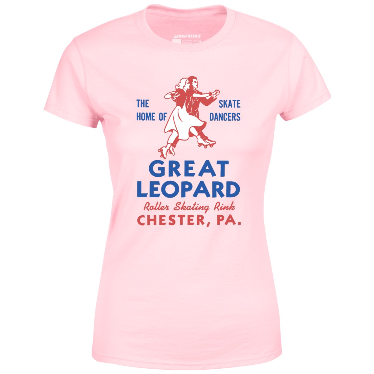 Great Leopard Roller Skating Rink - Chester, PA - Vintage Roller Rink - Women's T-Shirt