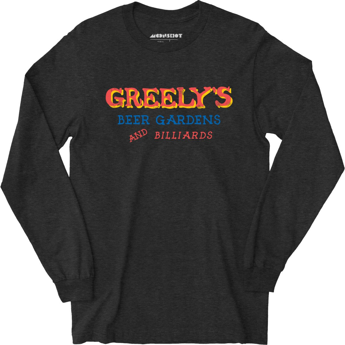 Greely's Beer Gardens & Billiards - Long Sleeve T-Shirt
