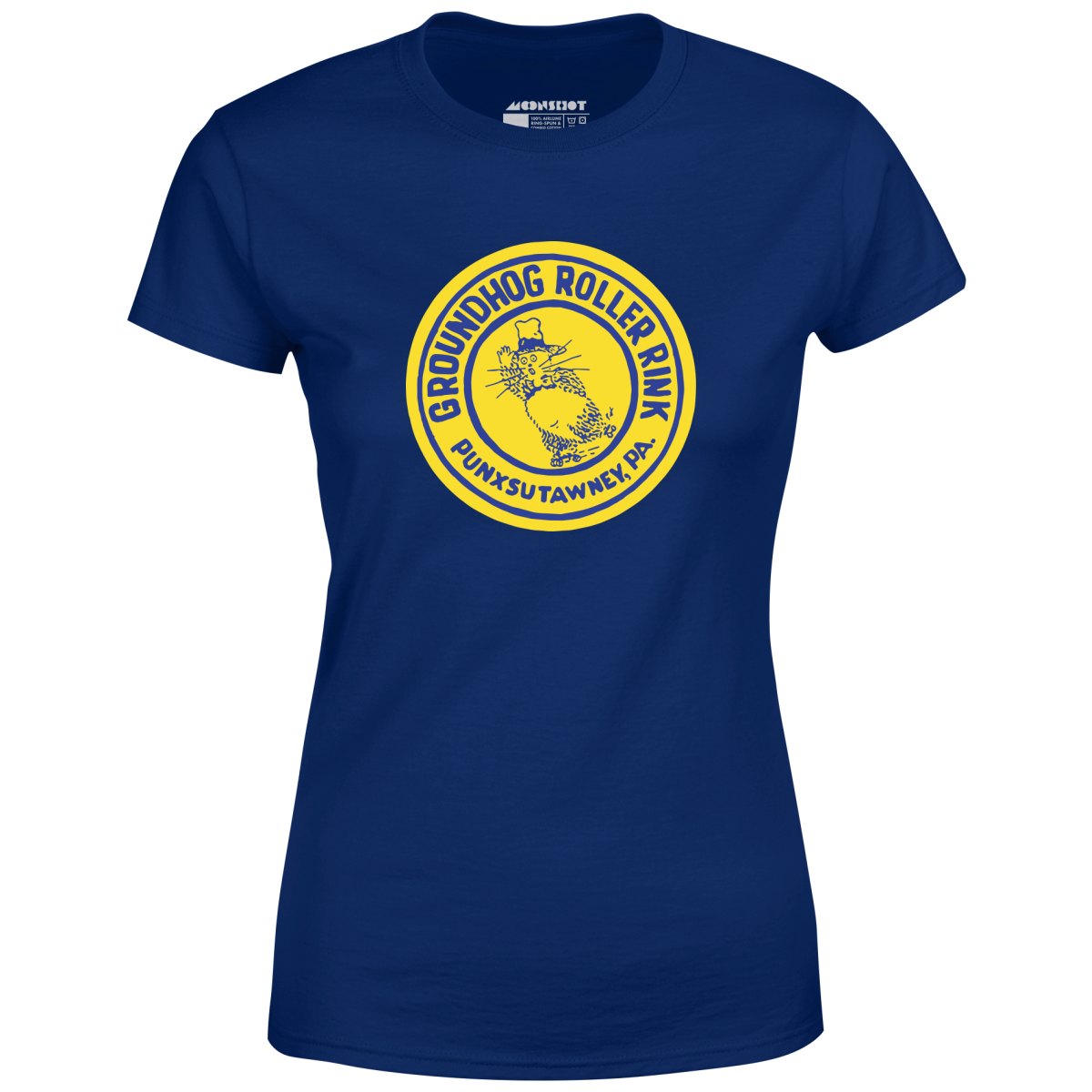 Groundhog Roller Rink - Punxsutawney, PA - Vintage Roller Rink - Women's T-Shirt