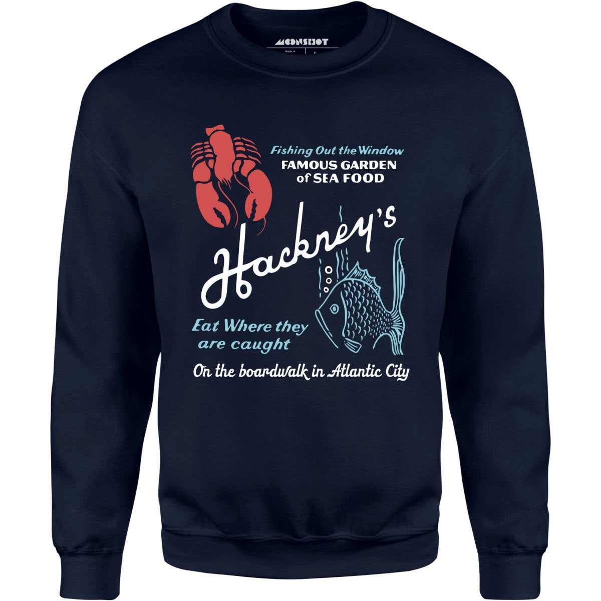 Hackney's - Atlantic City, NJ - Vintage Restaurant - Unisex Sweatshirt