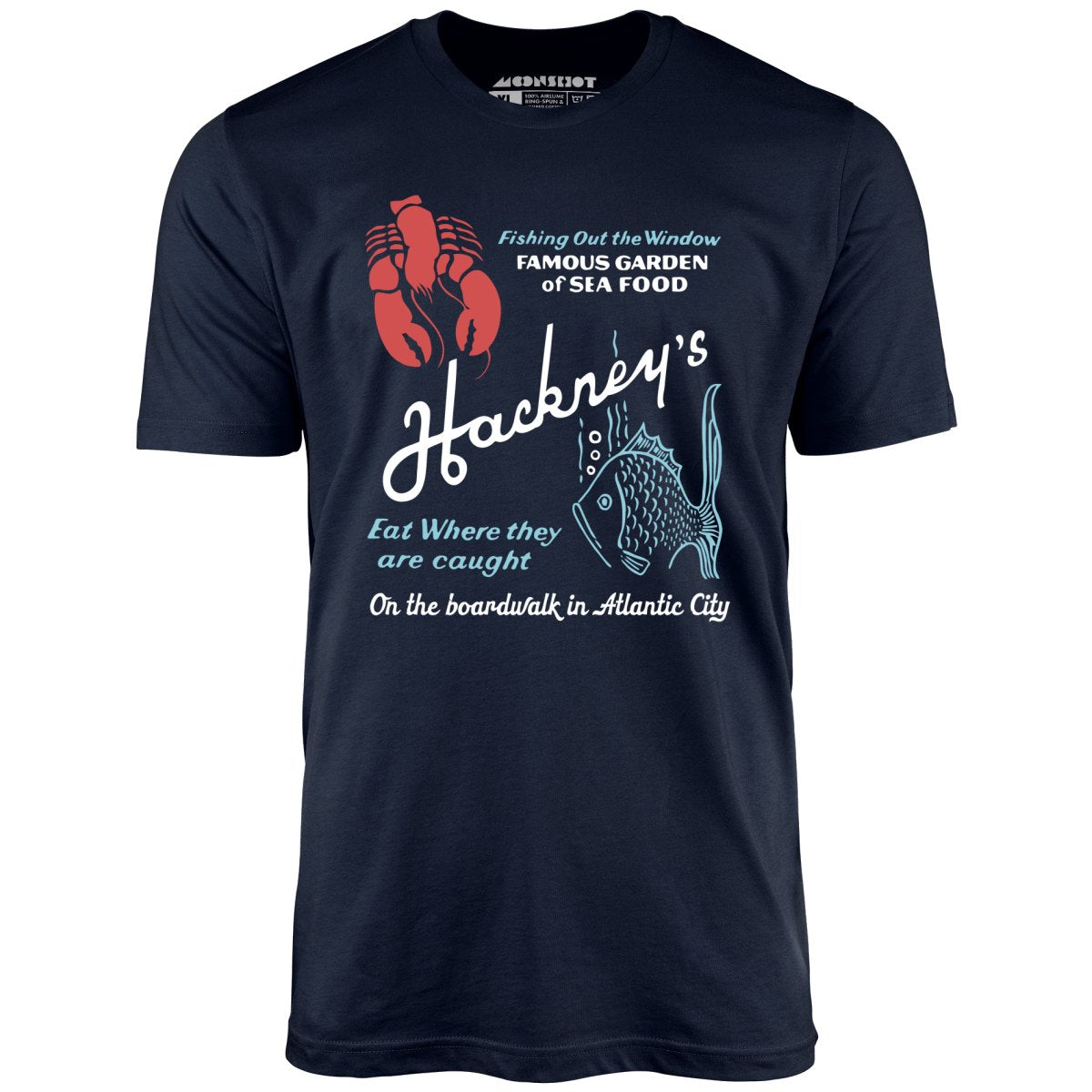 Hackney's - Atlantic City, NJ - Vintage Restaurant - Unisex T-Shirt