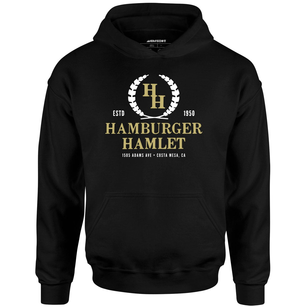 Hamburger Hamlet - Costa Mesa, CA - Vintage Restaurant - Unisex Hoodie