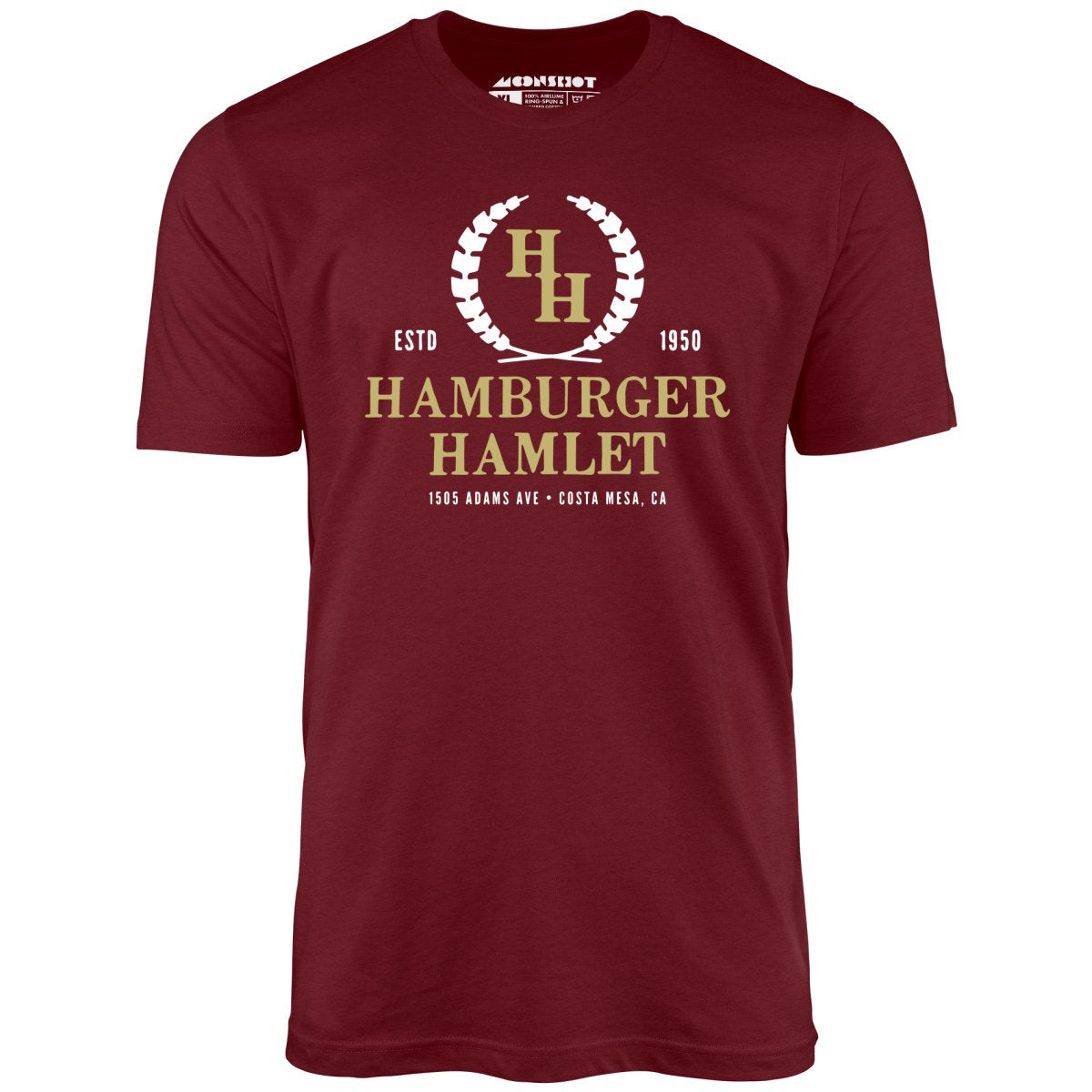Hamburger Hamlet - Costa Mesa, CA - Vintage Restaurant - Unisex T-Shirt