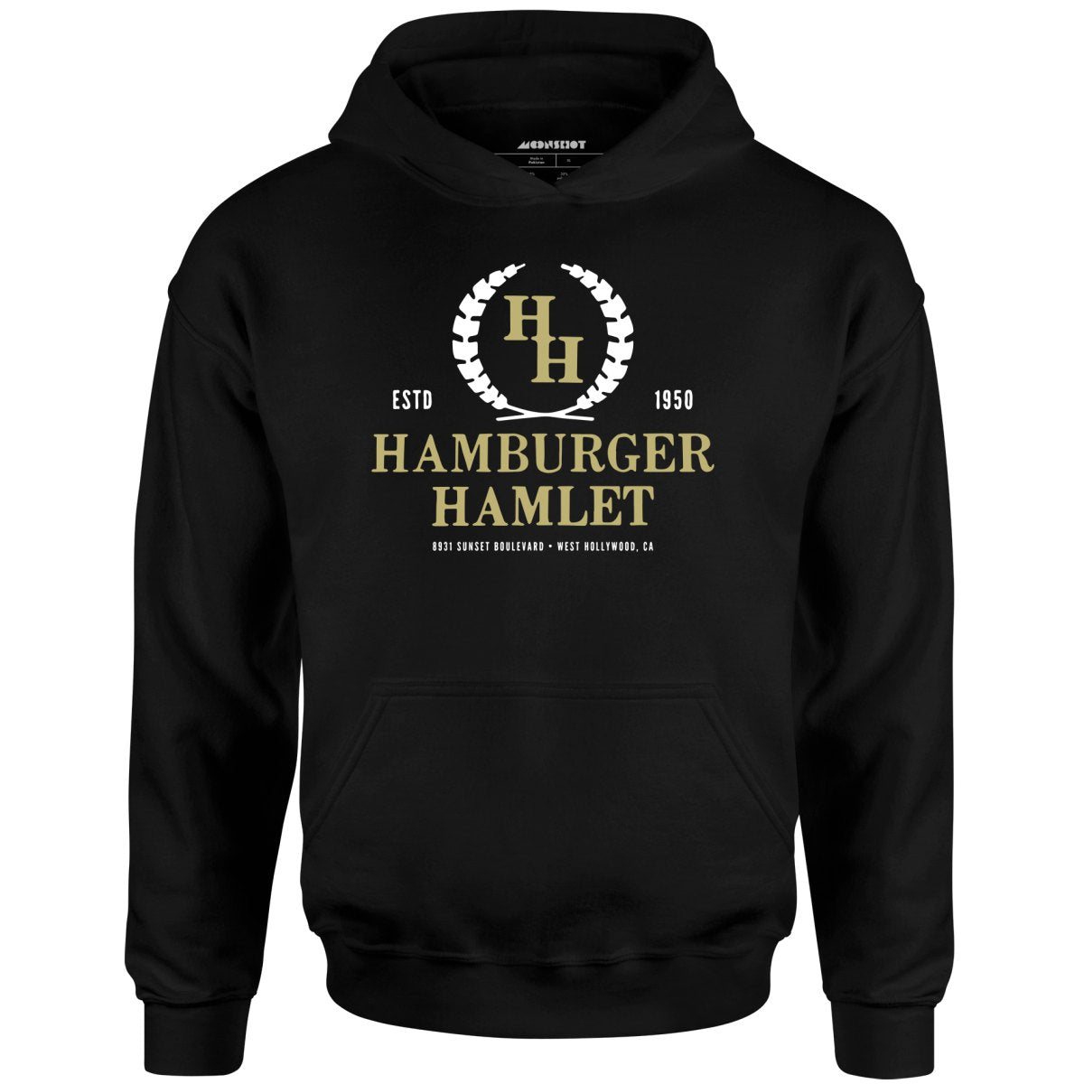 Hamburger Hamlet - West Hollywood, CA - Vintage Restaurant - Unisex Hoodie