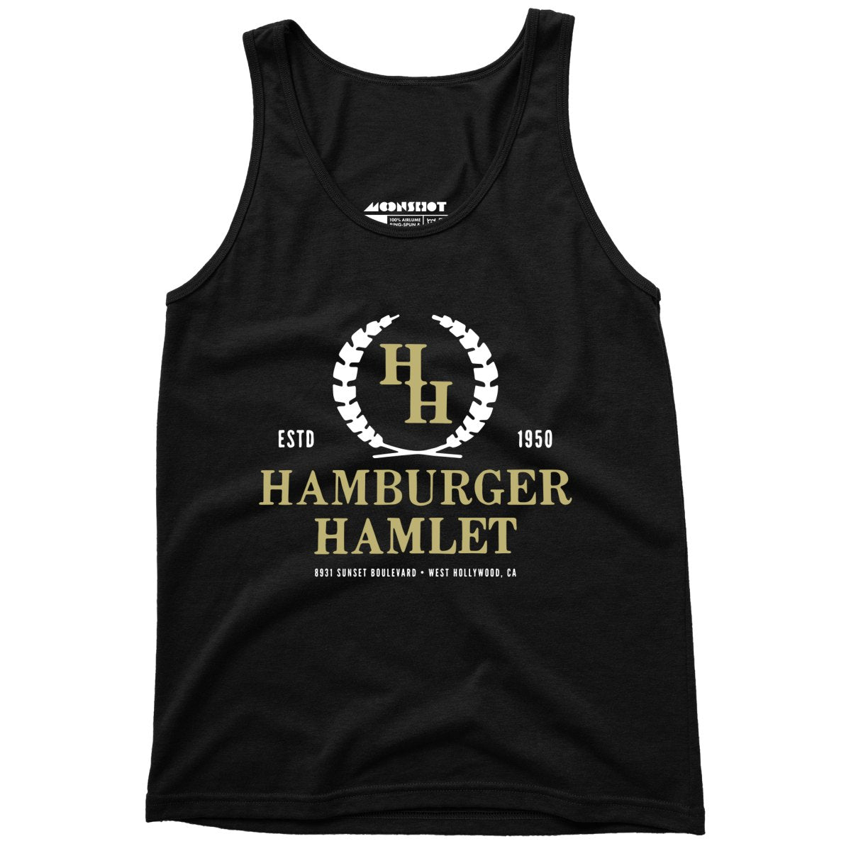 Hamburger Hamlet - West Hollywood, CA - Vintage Restaurant - Unisex Tank Top
