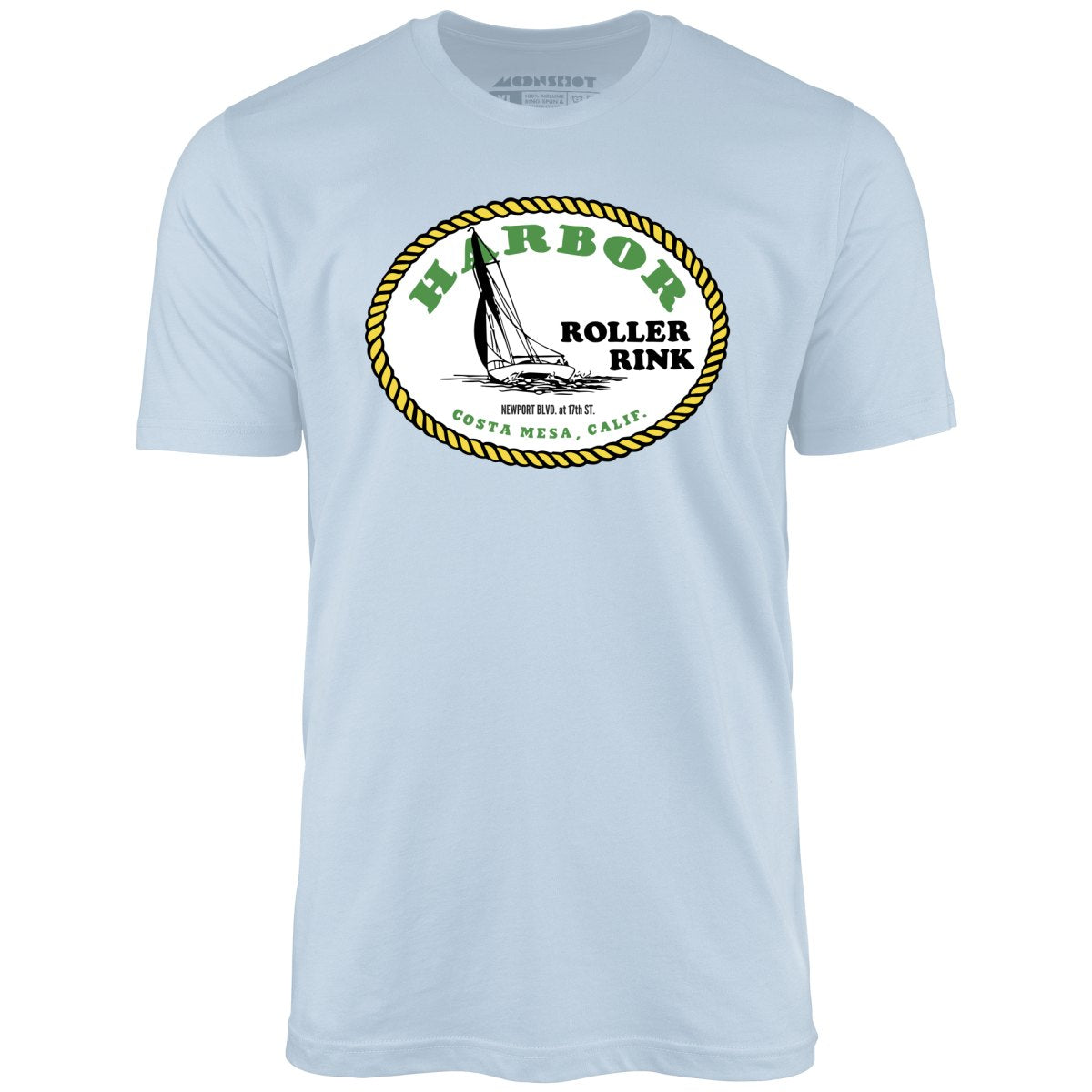 Harbor Roller Rink - Costa Mesa, CA - Vintage Roller Rink - Unisex T-Shirt