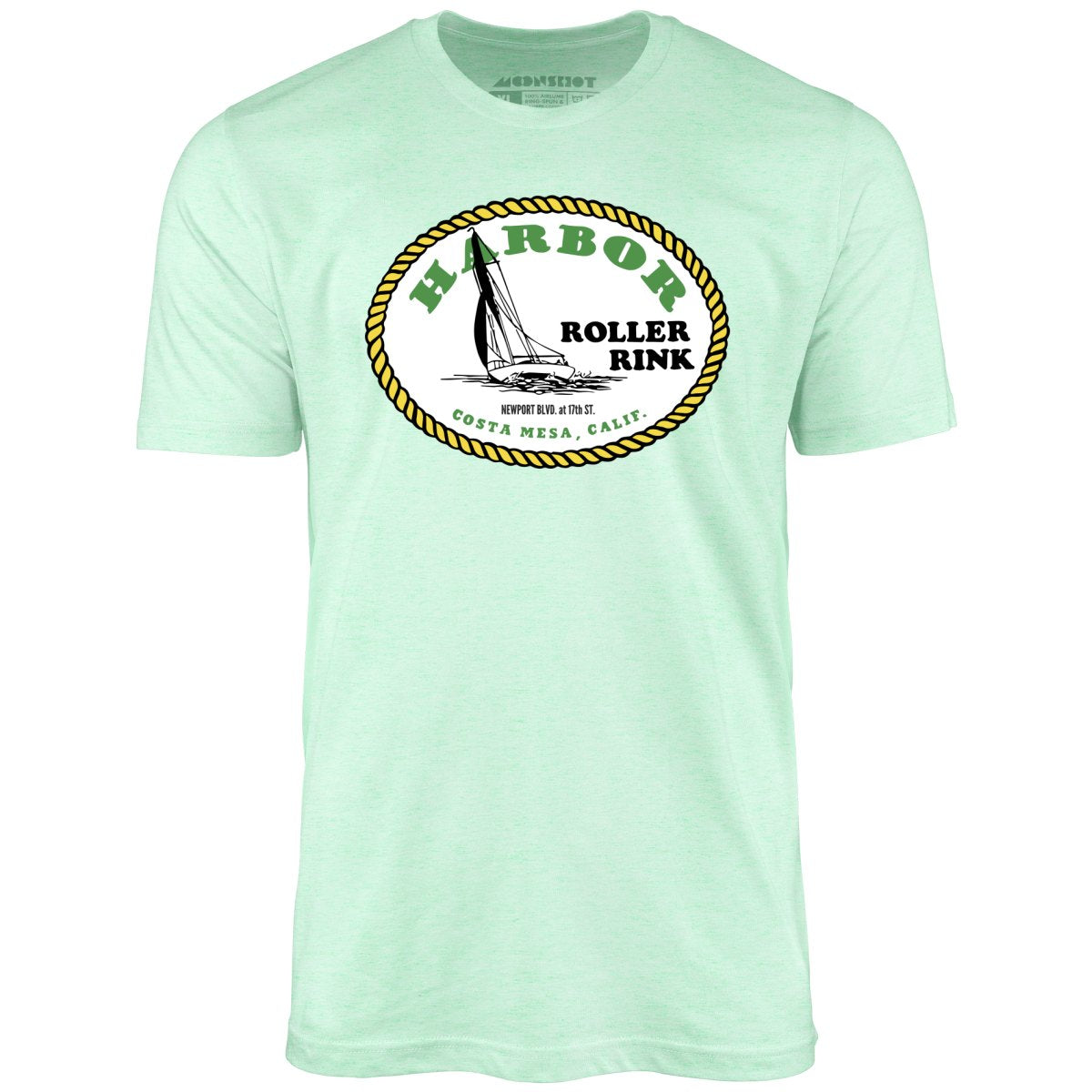 Harbor Roller Rink - Costa Mesa, CA - Vintage Roller Rink - Unisex T-Shirt