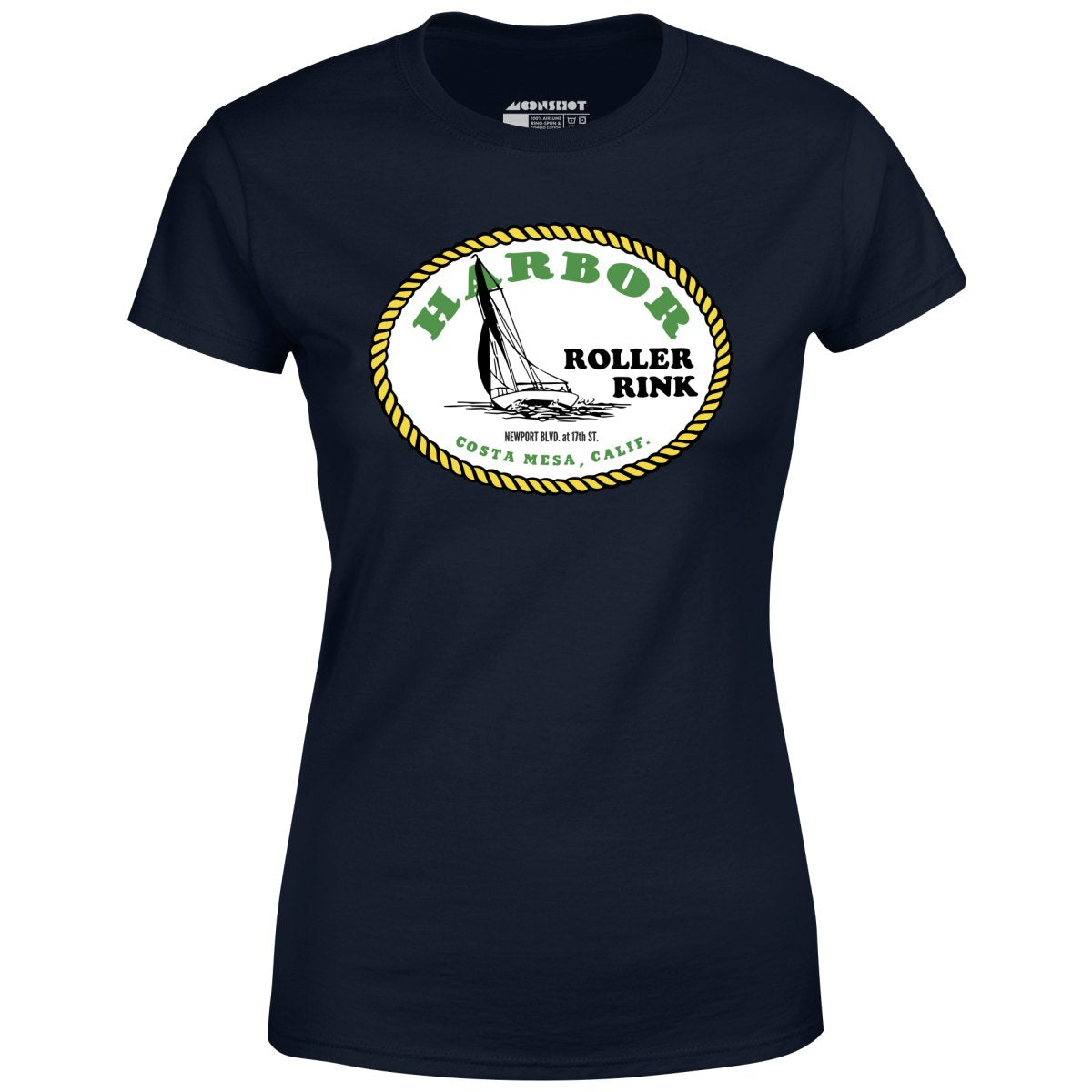 Harbor Roller Rink - Costa Mesa, CA - Vintage Roller Rink - Women's T-Shirt