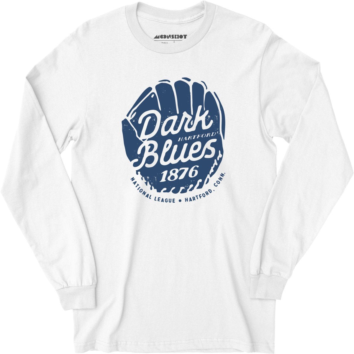 Hartford Dark Blues - Connecticut - Vintage Defunct Baseball Teams - Long Sleeve T-Shirt