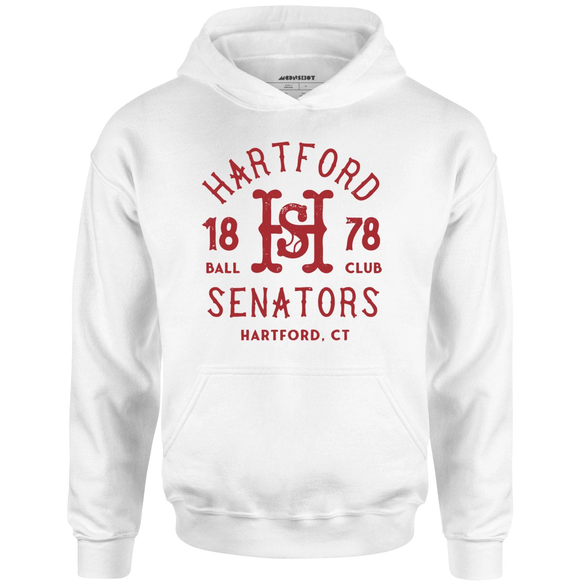 Hartford Senators - Connecticut - Vintage Defunct Baseball Teams - Unisex Hoodie