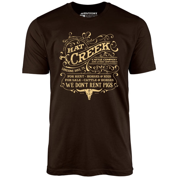 Lonesome Dove - Hat Creek Cattle Company Unisex T-Shirt Lonesome Dove - Hat Creek Cattle Company Unisex T-Shirt