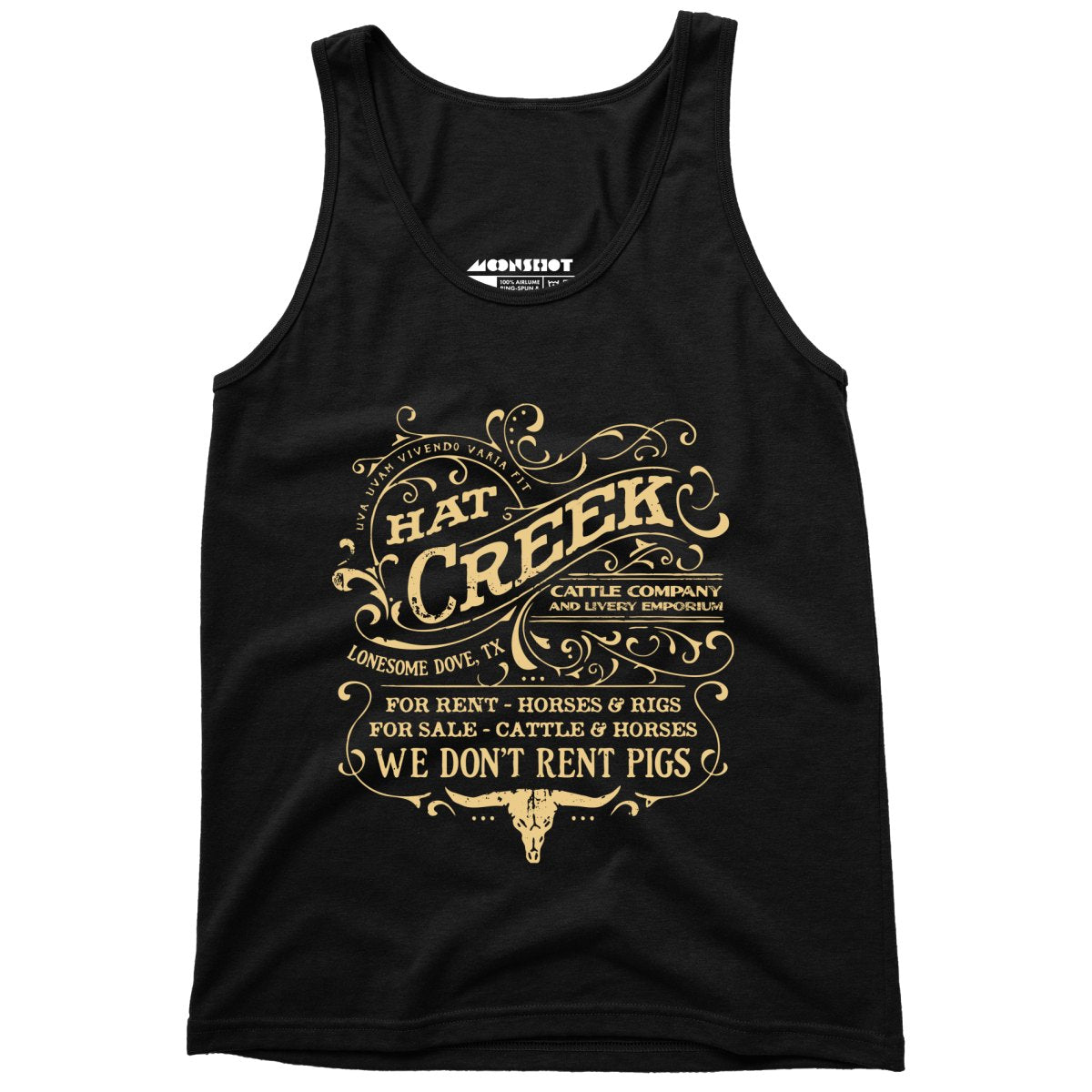 Hat Creek Cattle Company - Lonesome Dove, TX - Unisex Tank Top
