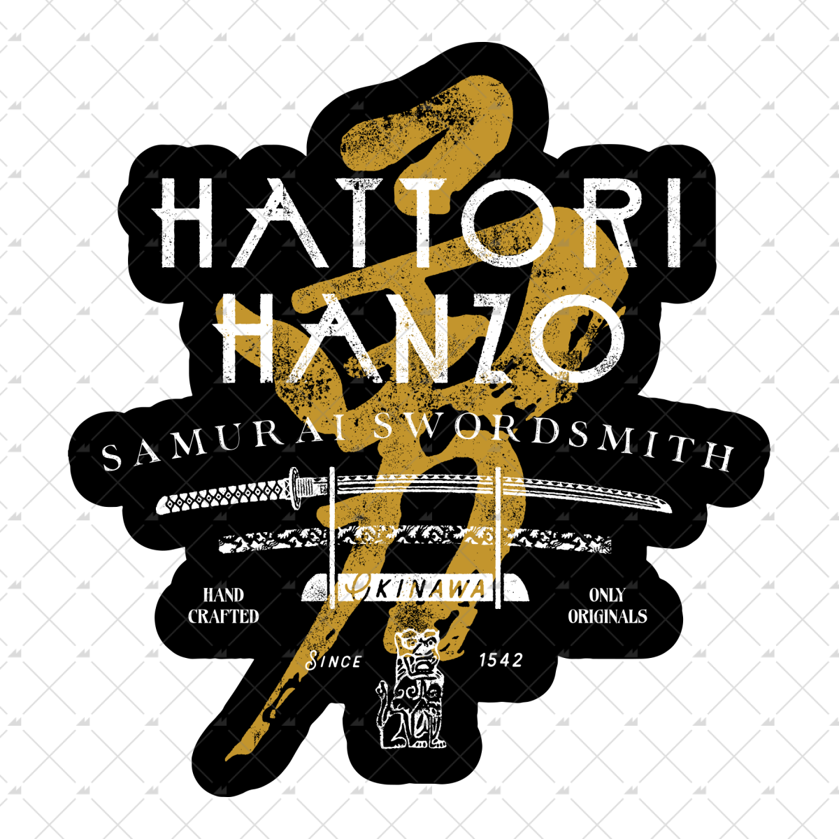 Hattori Hanzo Samurai Swordsmith - Sticker