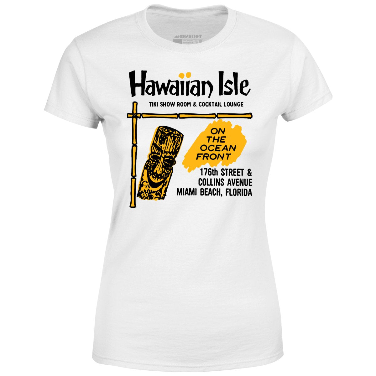 Hawaiian Isle - Miami Beach, FL - Vintage Tiki Bar - Women's T-Shirt