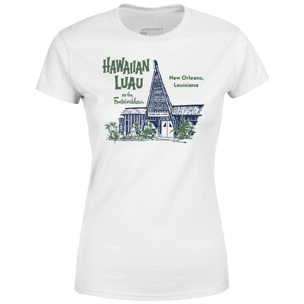 Hawaiian Luau - New Orleans, LA - Vintage Tiki Bar - Women's T-Shirt