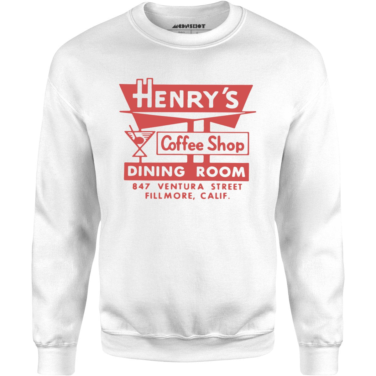 Henry's - Fillmore, CA - Vintage Restaurant - Unisex Sweatshirt
