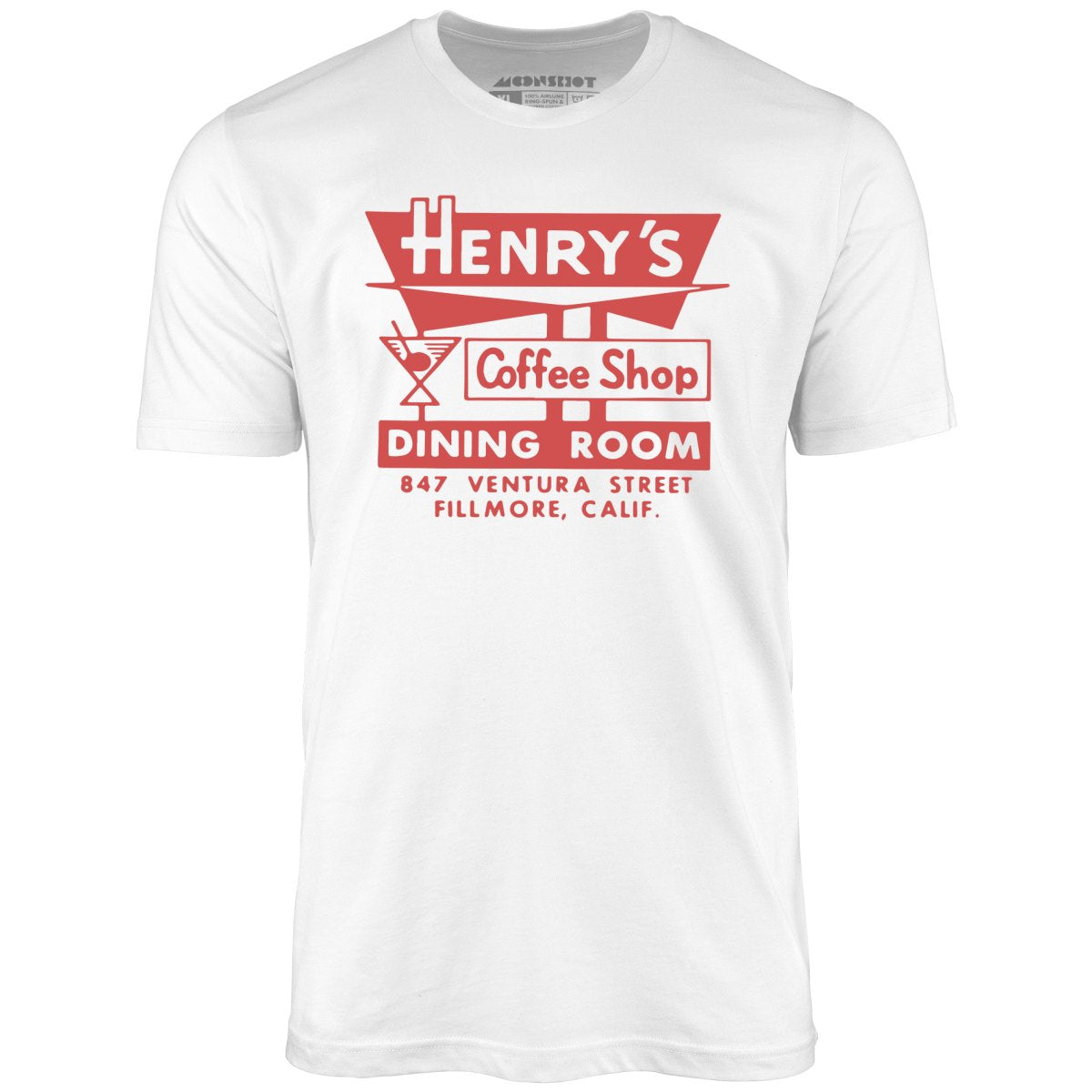 Henry's - Fillmore, CA - Vintage Restaurant - Unisex T-Shirt