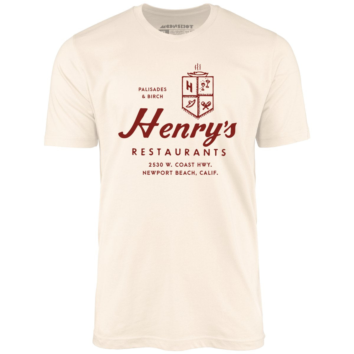 Henry's - Newport Beach, CA - Vintage Restaurant - Unisex T-Shirt