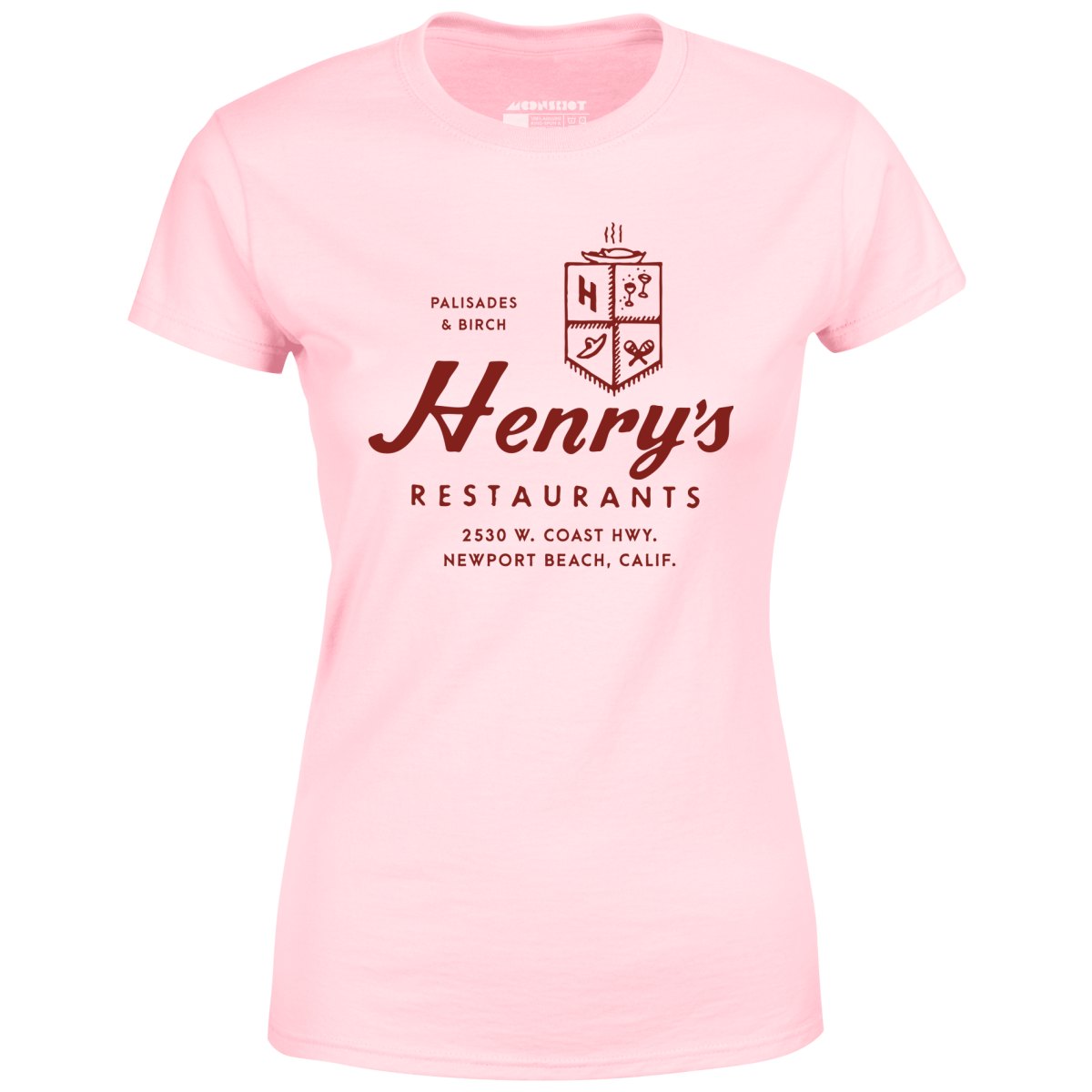 Henry's - Newport Beach, CA - Vintage Restaurant - Women's T-Shirt