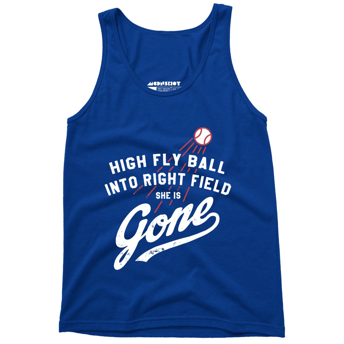 High Fly Ball Into Right Field She is Gone - Unisex Tank Top