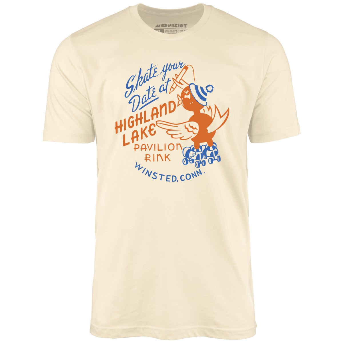 Highland Lake Pavilion Rink - Winsted, CT - Vintage Roller Rink - Unisex T-Shirt
