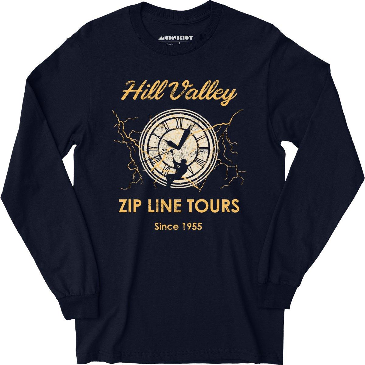 Hill Valley Zip Line Tours - Long Sleeve T-Shirt
