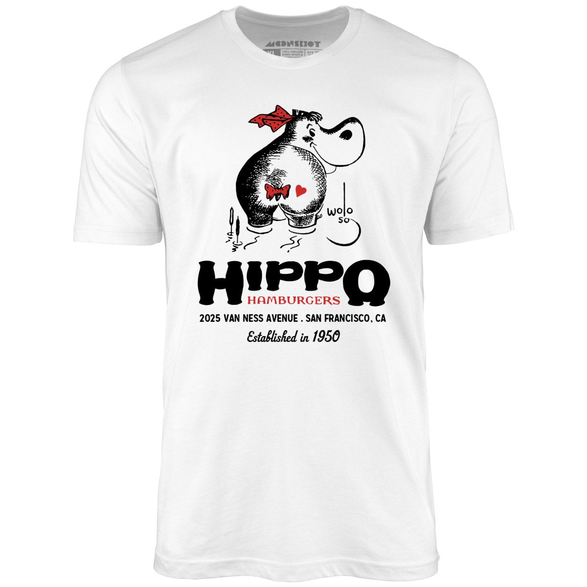 Hippo Hamburgers - San Francisco, CA - Vintage Restaurant - Unisex T-Shirt