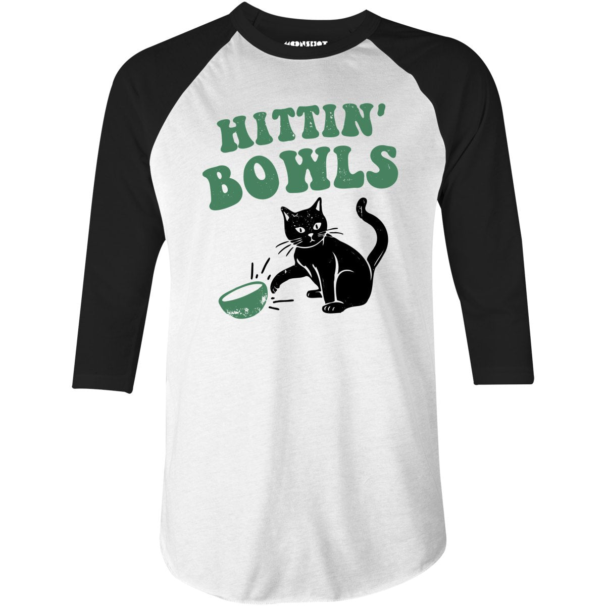 Hittin' Bowls - 3/4 Sleeve Raglan T-Shirt