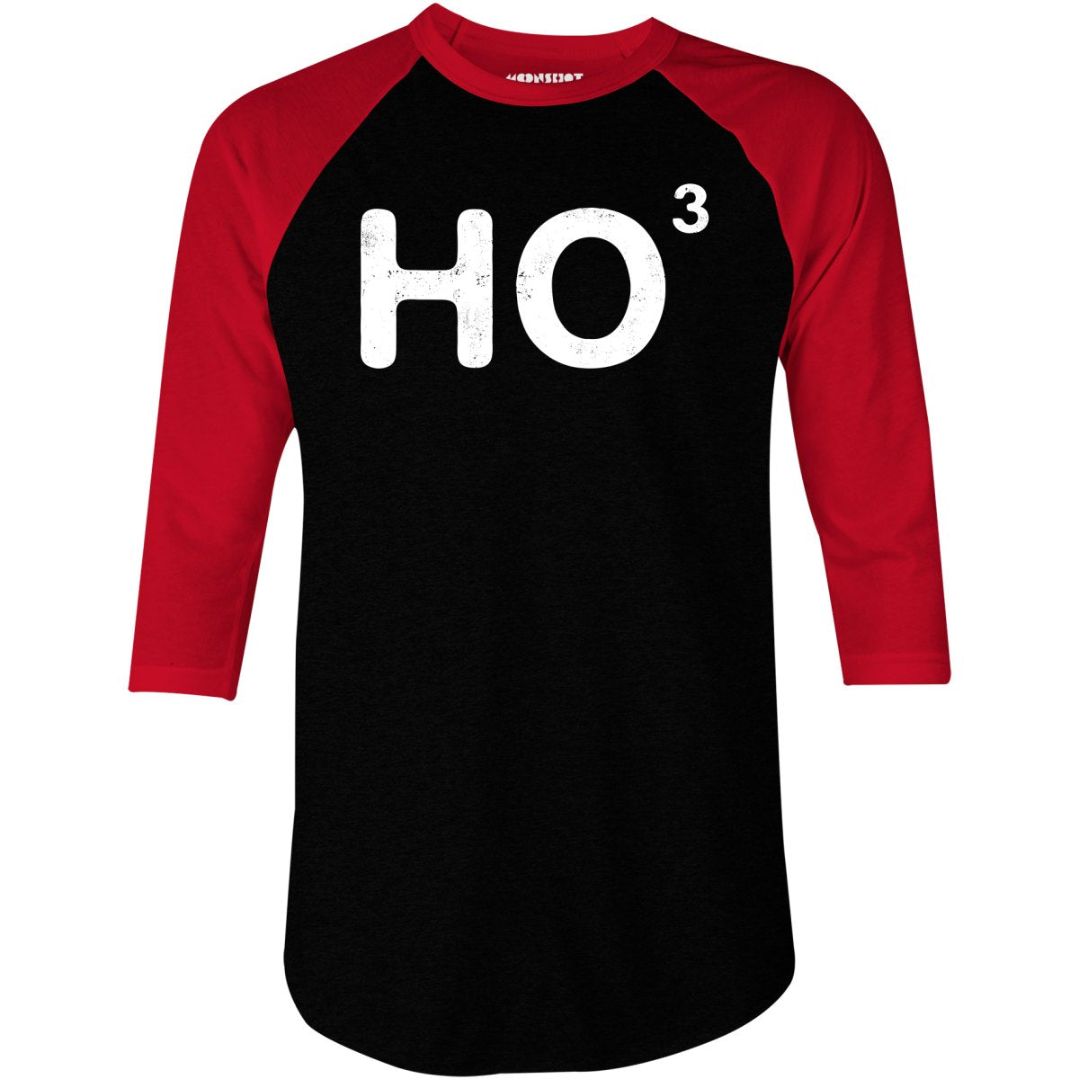 Ho to the Third - 3/4 Sleeve Raglan T-Shirt