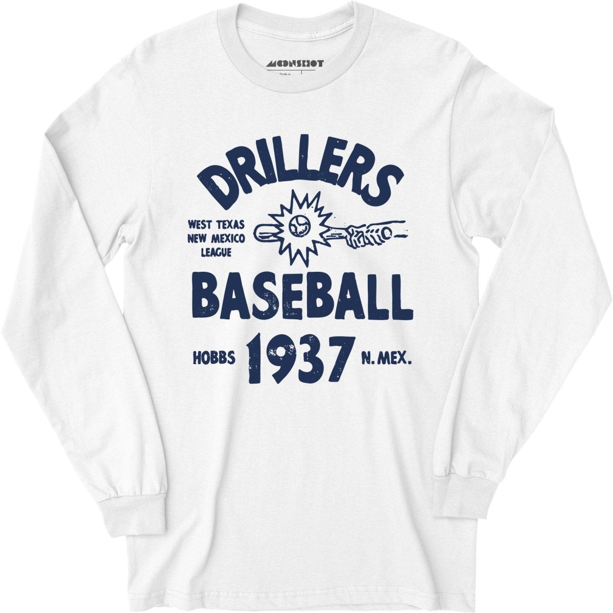Hobbs Drillers - New Mexico - Vintage Defunct Baseball Teams - Long Sleeve T-Shirt