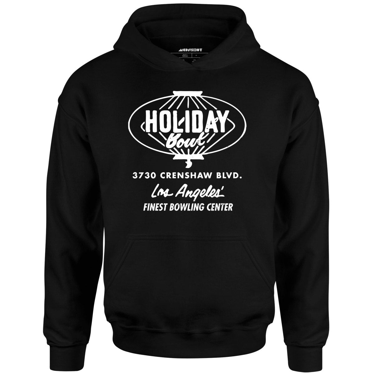 Holiday Bowl - Los Angeles, CA - Vintage Bowling Alley - Unisex Hoodie