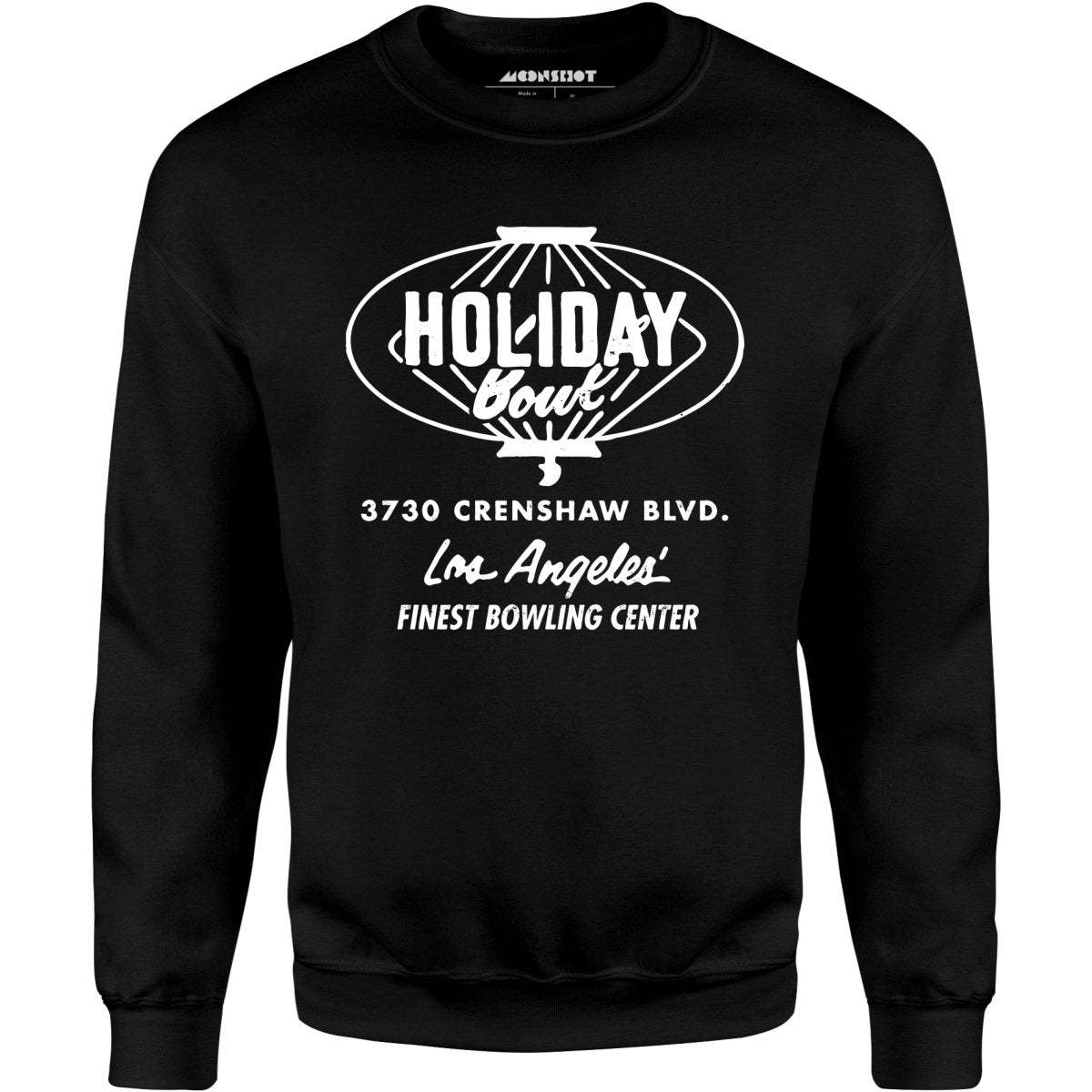 Holiday Bowl - Los Angeles, CA - Vintage Bowling Alley - Unisex Sweatshirt