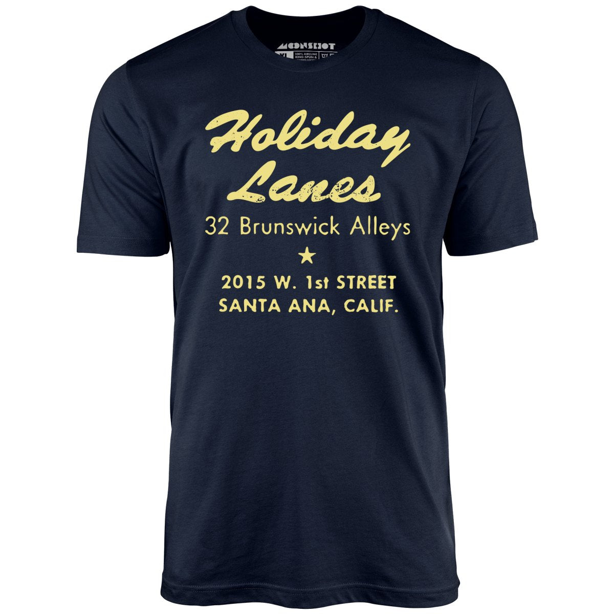 Holiday Lanes - Santa Ana, CA - Vintage Bowling Alley - Unisex T-Shirt