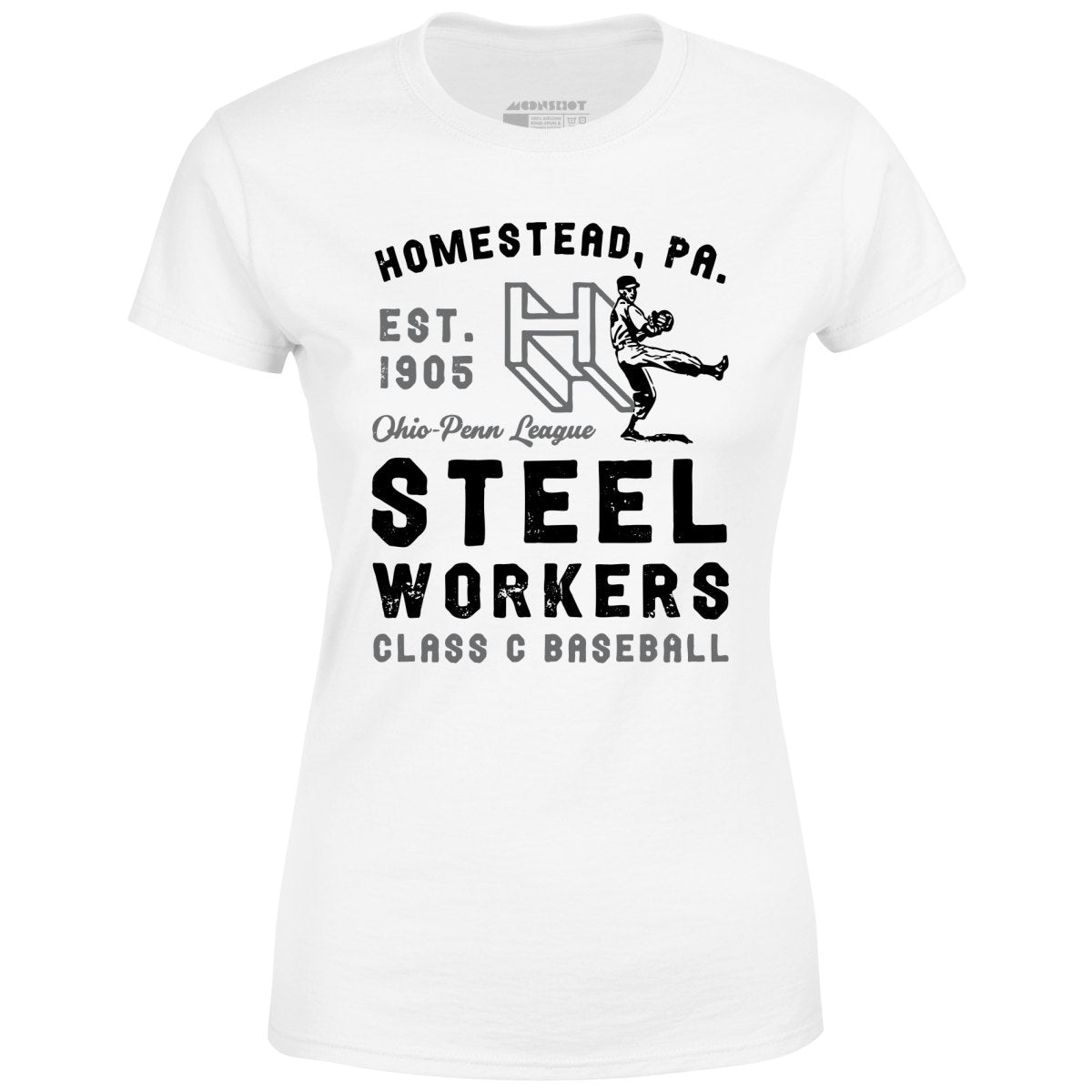 Homestead Steel Workers - Pennsylvania - Vintage Defunct Baseball Teams - Women's T-Shirt
