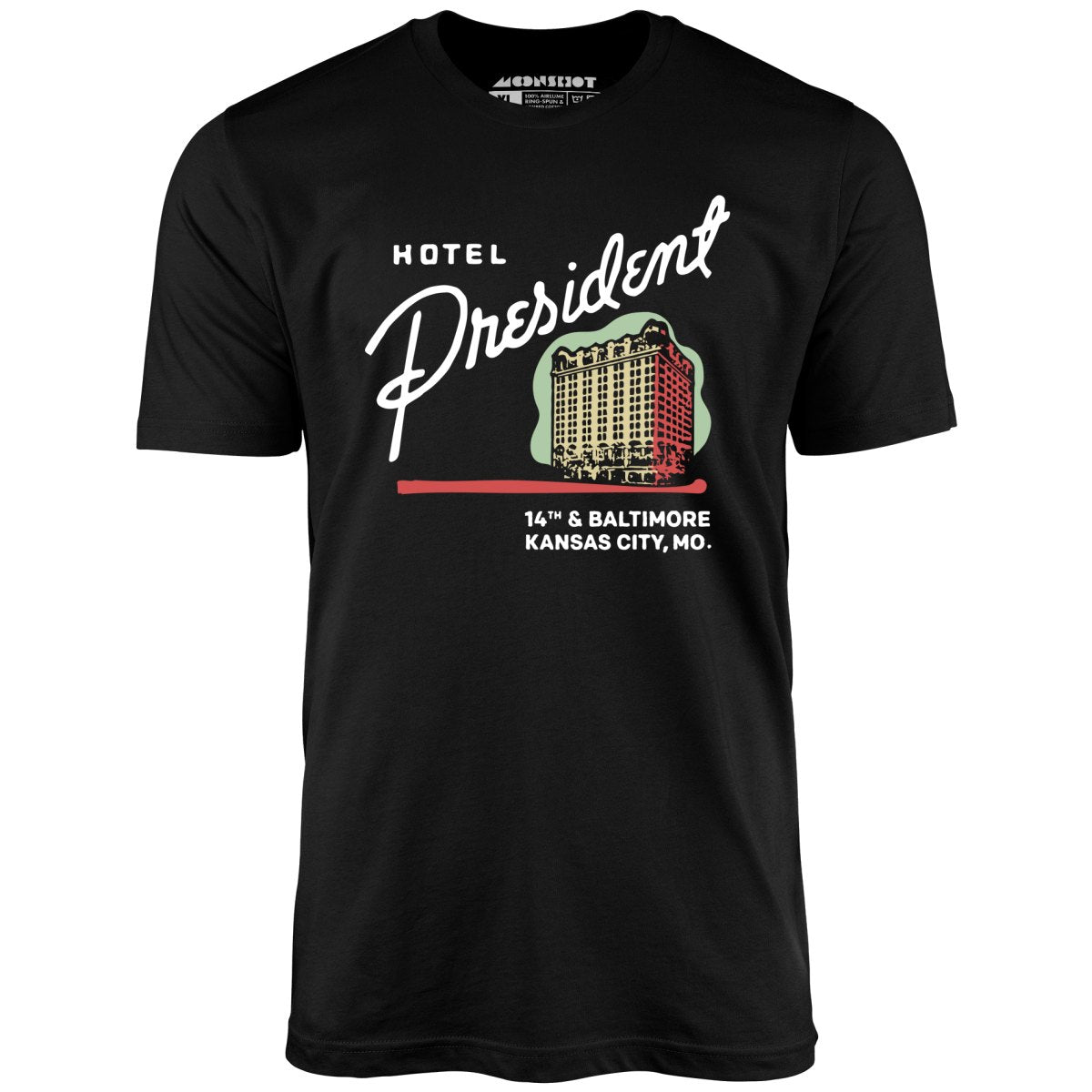 Hotel President - Kansas City, MO - Vintage Hotel - Unisex T-Shirt