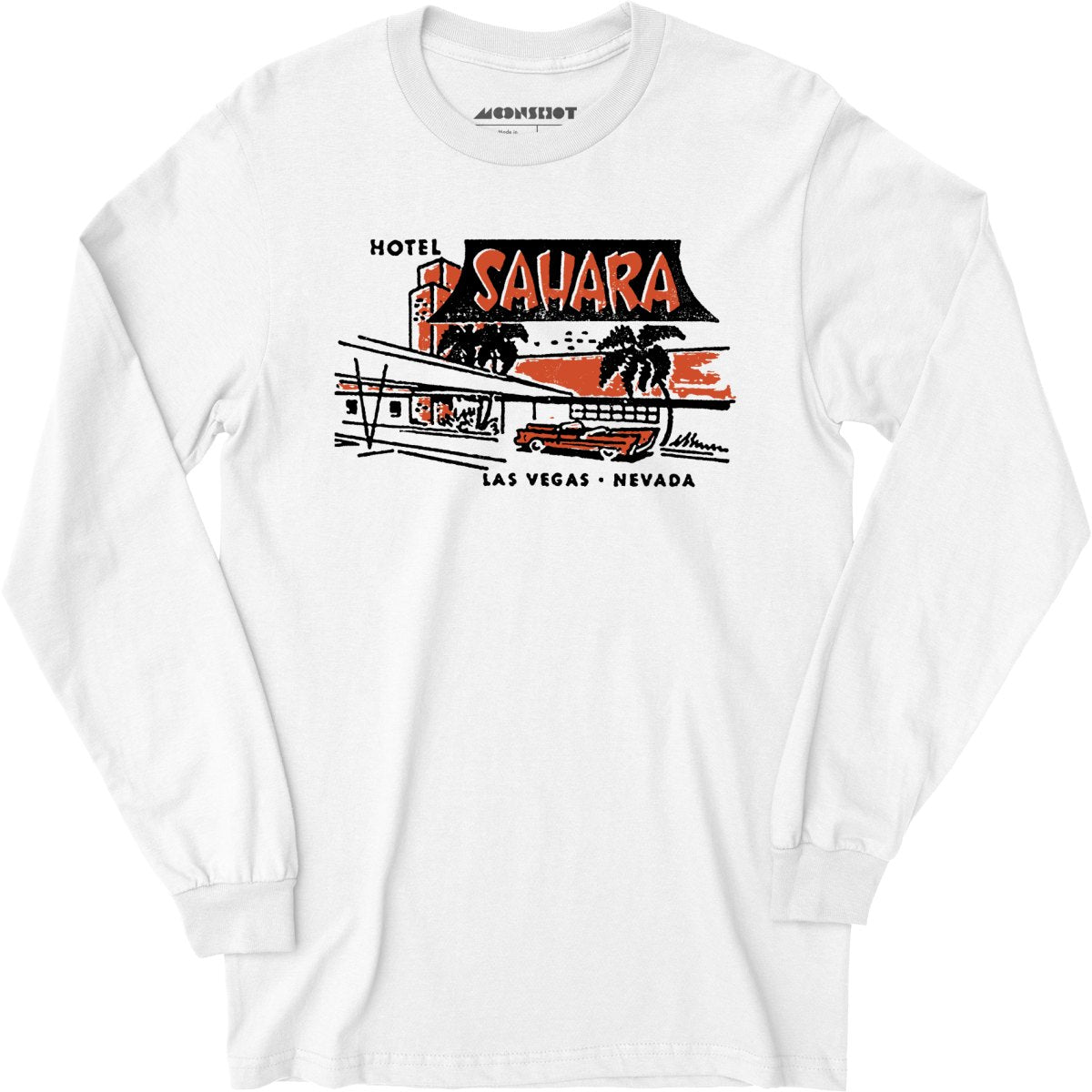 Hotel Sahara Retro - Vintage Las Vegas - Long Sleeve T-Shirt