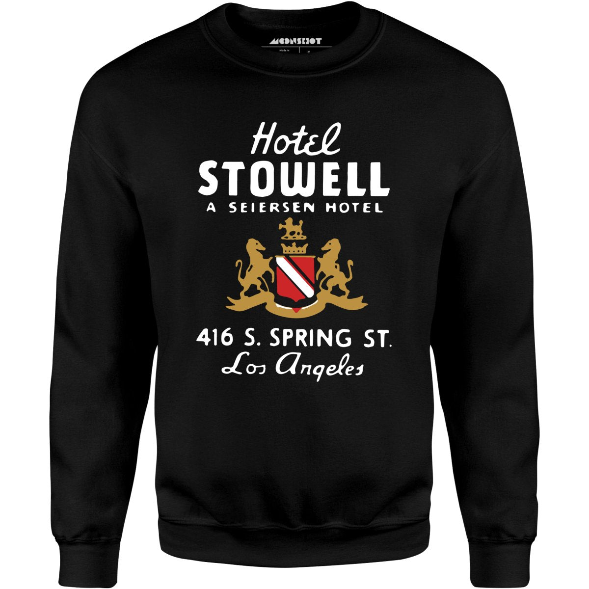 Hotel Stowell - Los Angeles, CA - Vintage Hotel - Unisex Sweatshirt