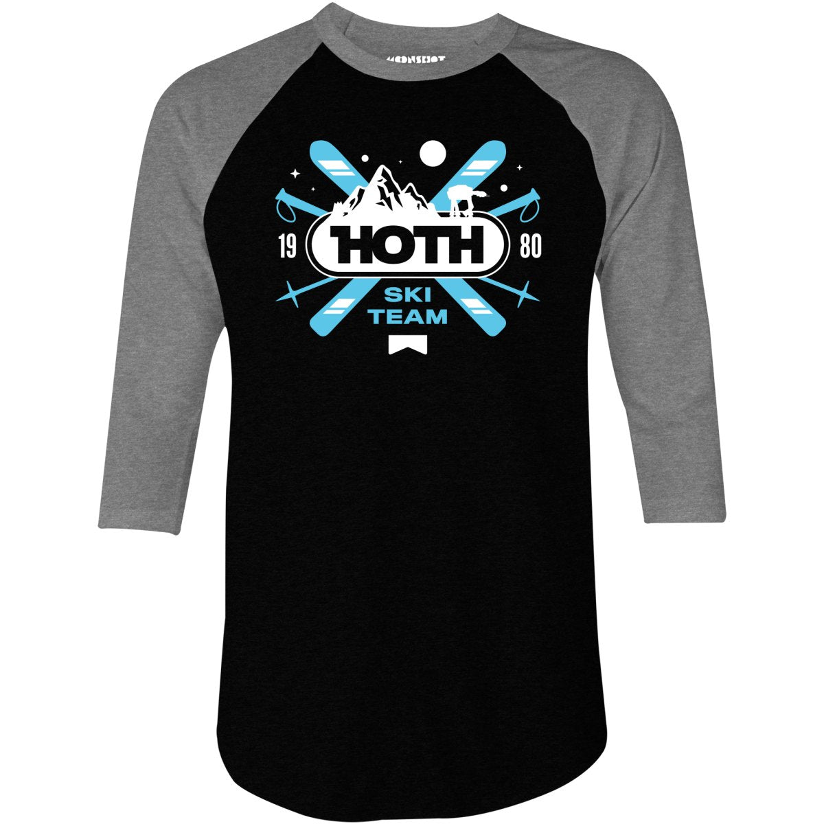 Hoth Ski Team - 3/4 Sleeve Raglan T-Shirt