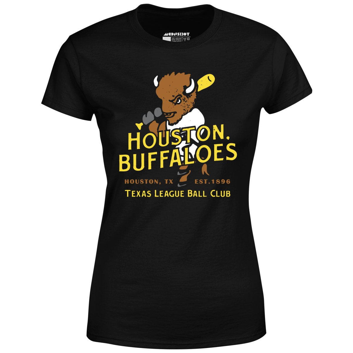 Houston Buffaloes - Texas - Vintage Defunct Baseball Teams - Women's T-Shirt