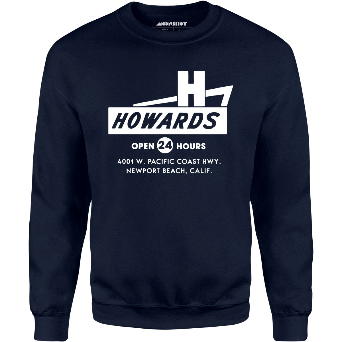 Howard's - Newport Beach, CA - Vintage Restaurant - Unisex Sweatshirt