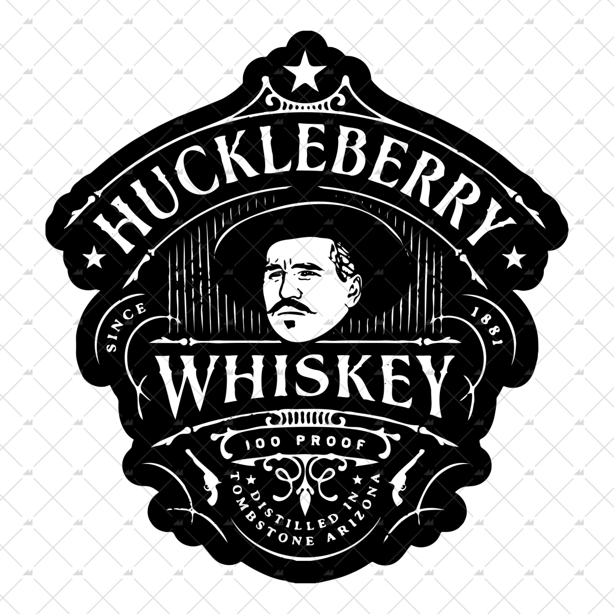 Huckleberry Whiskey - Sticker