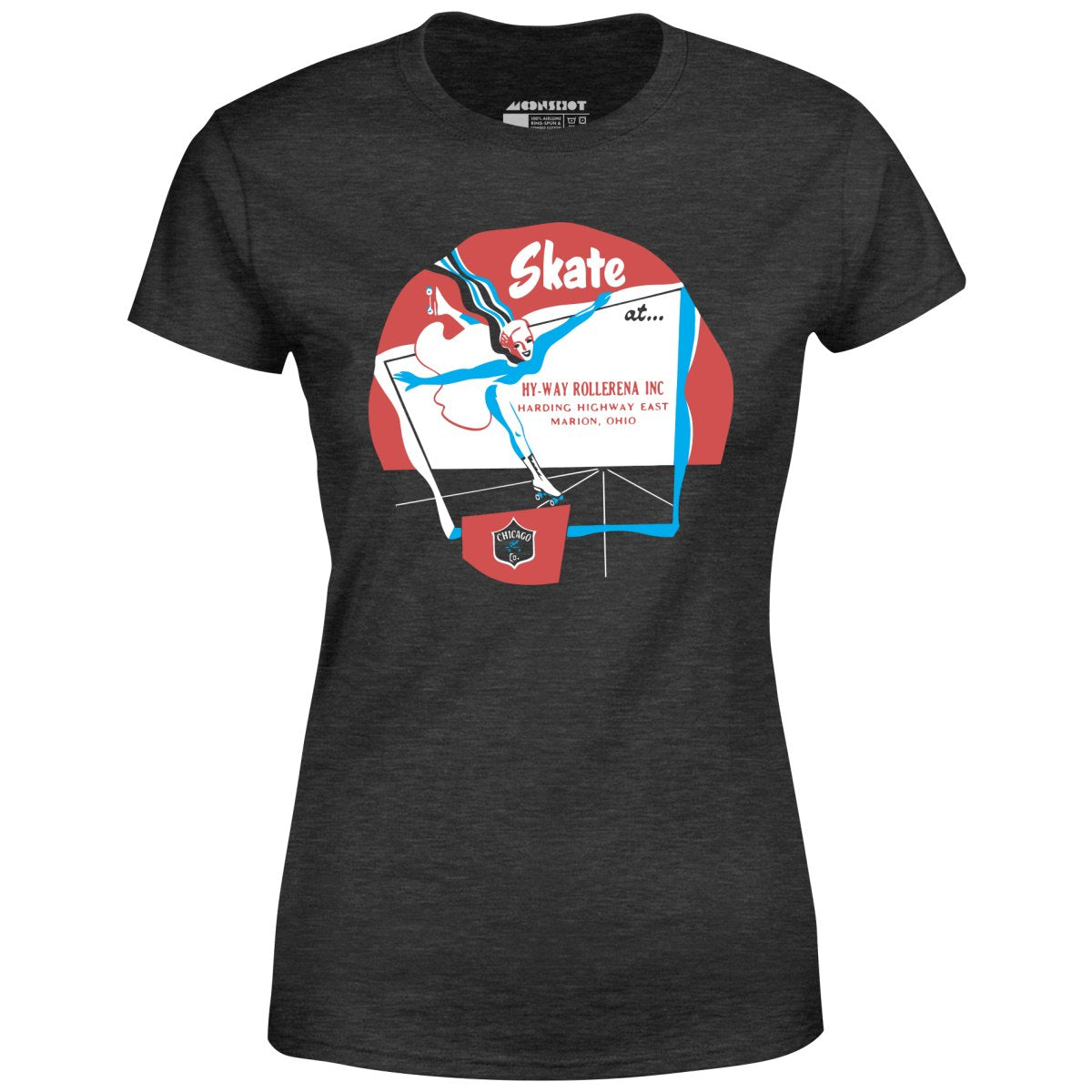 Hy-Way Rollerena - Marion, OH - Vintage Roller Rink - Women's T-Shirt