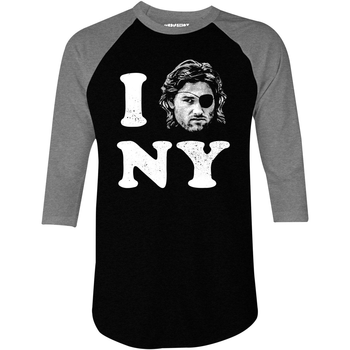 I Love New York - Snake Plissken - 3/4 Sleeve Raglan T-Shirt
