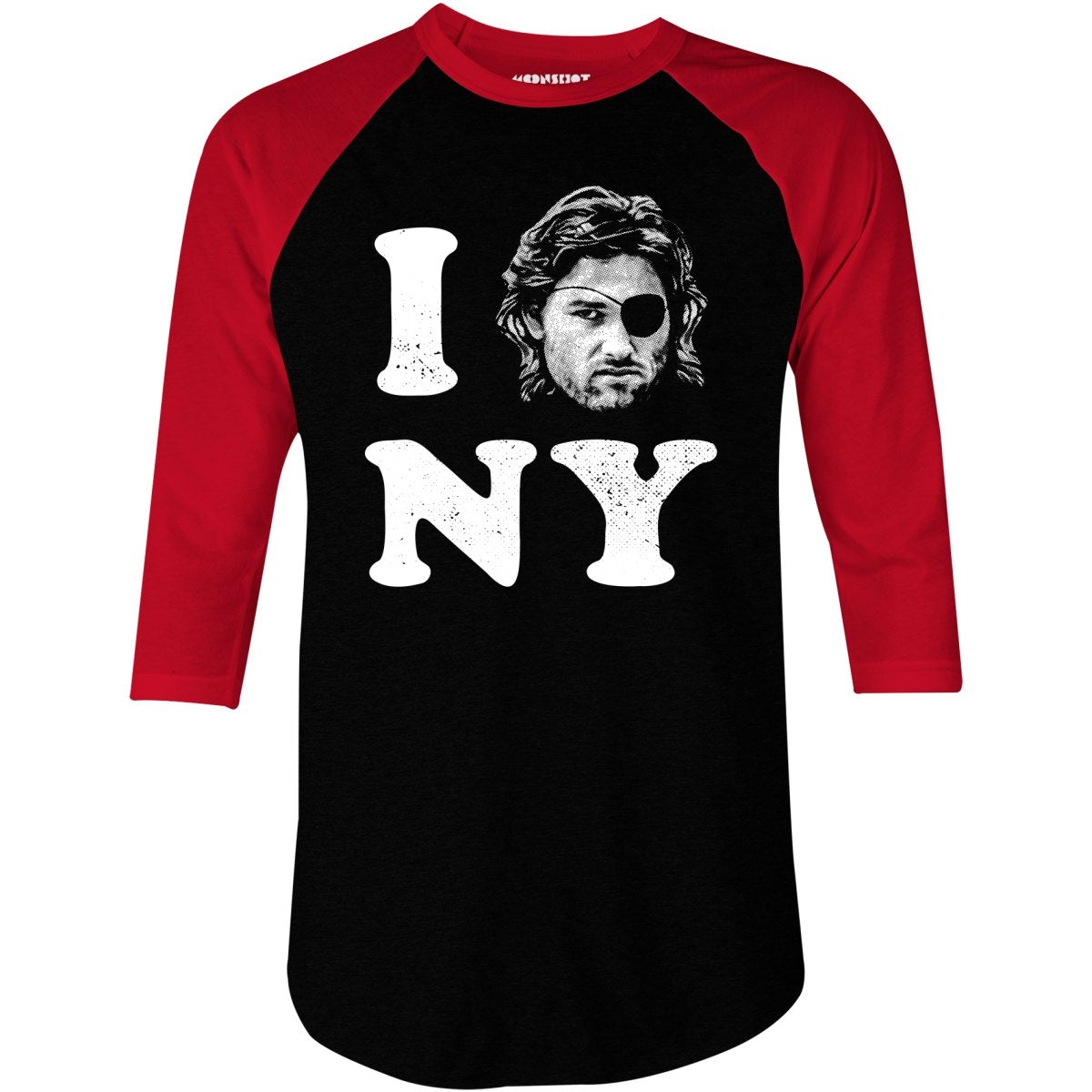 I Love New York - Snake Plissken - 3/4 Sleeve Raglan T-Shirt