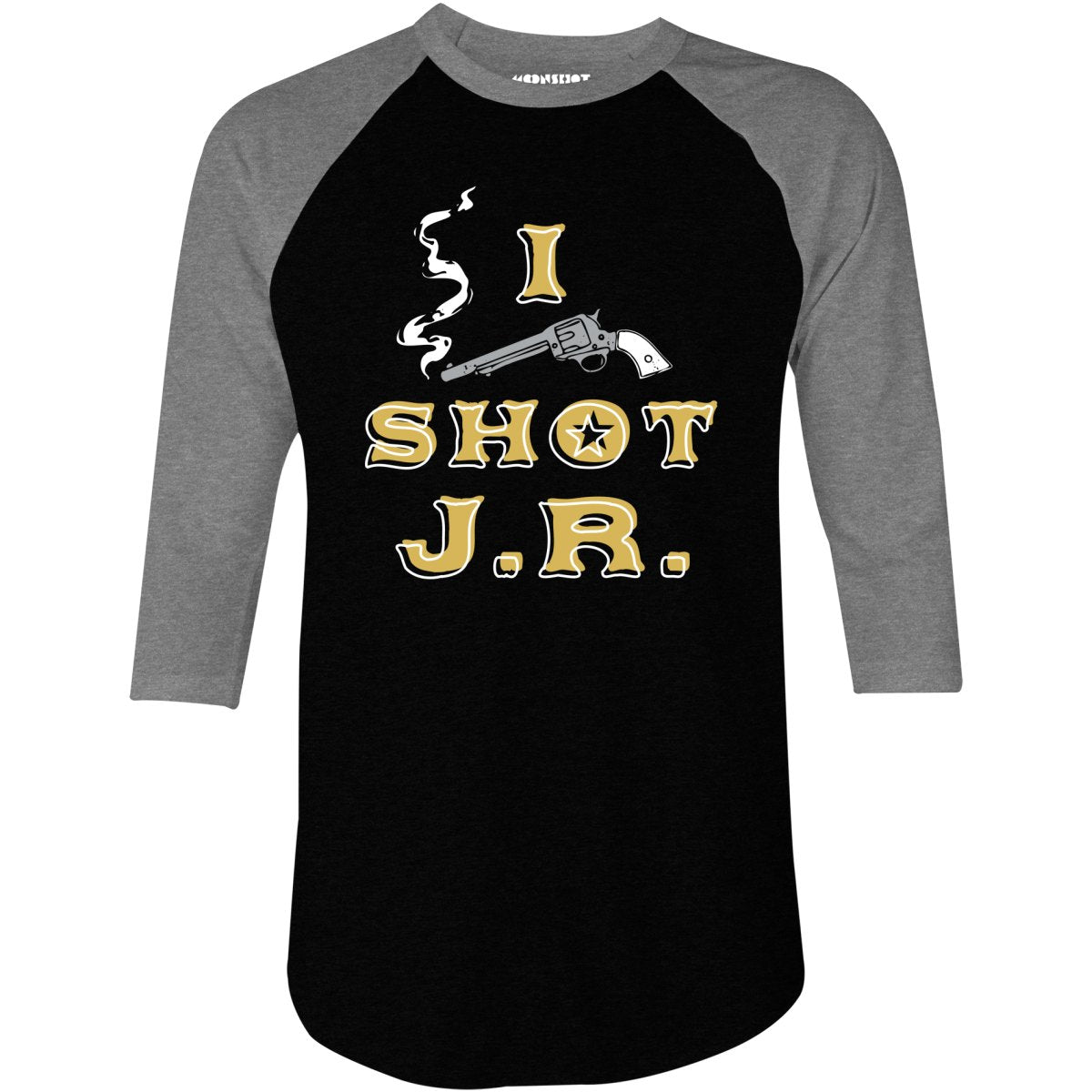 I Shot J.R. - 3/4 Sleeve Raglan T-Shirt